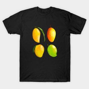 Sweet And Ripe Mangoes Pattern T-Shirt